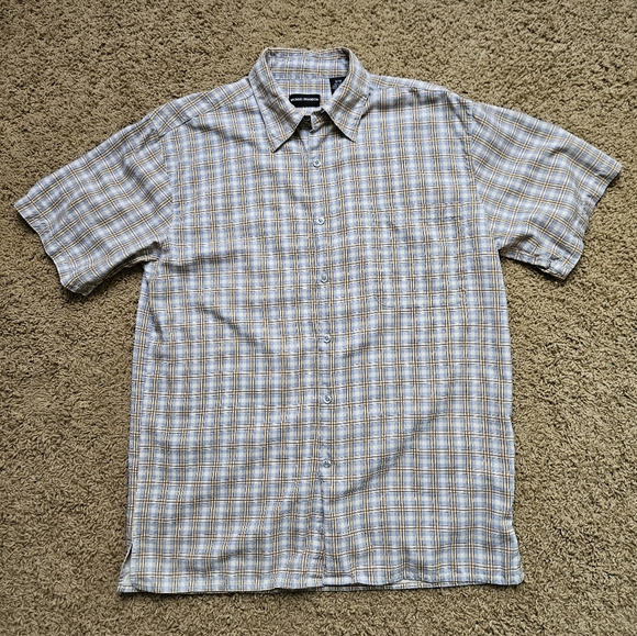 Michael Brandon Men's Shirt 100% silk - Picture 1 of 4